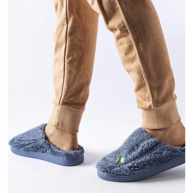 Tummansiniset Collinsville-tossut sininen 2