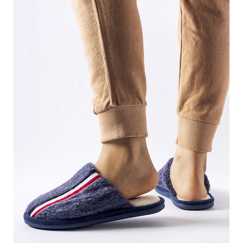 Tummansiniset tossut sininen 1