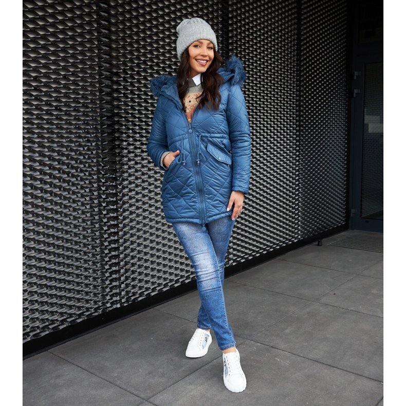 Valkoiset ja siniset nahkaiset lenkkarit valkoinen 2