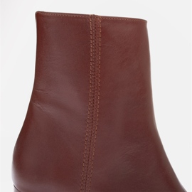 Marco Shoes Rosie nahkaiset nilkkurit ruskea 1