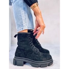 Dazy Black mokkanahka työntekijät musta 1