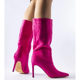 Rosarialta vaaleanpunaiset eristetyt korkokengät vaaleanpunainen 1