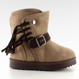 Lasten Emuski Frędzlamin kanssa K1647404 Taupe beige 1