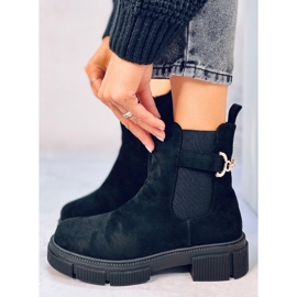 Naisten Chelsean saappaat Chance Black musta 1