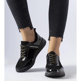 Mustat nahkaiset Castelfidardo-lenkkarit 1