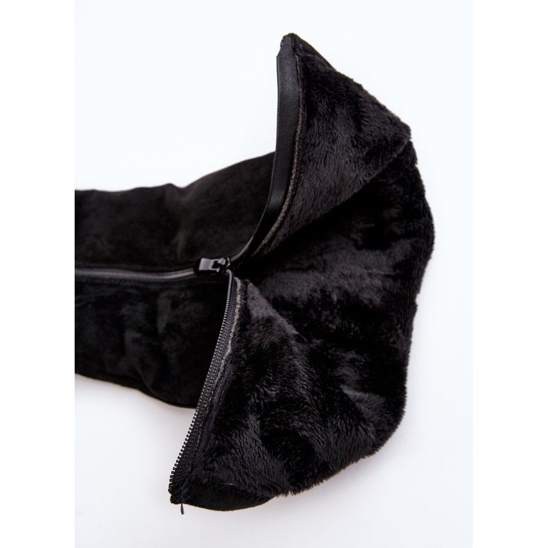 Naisten mokkanahkasaappaat S.Barski-tasolla, musta 1