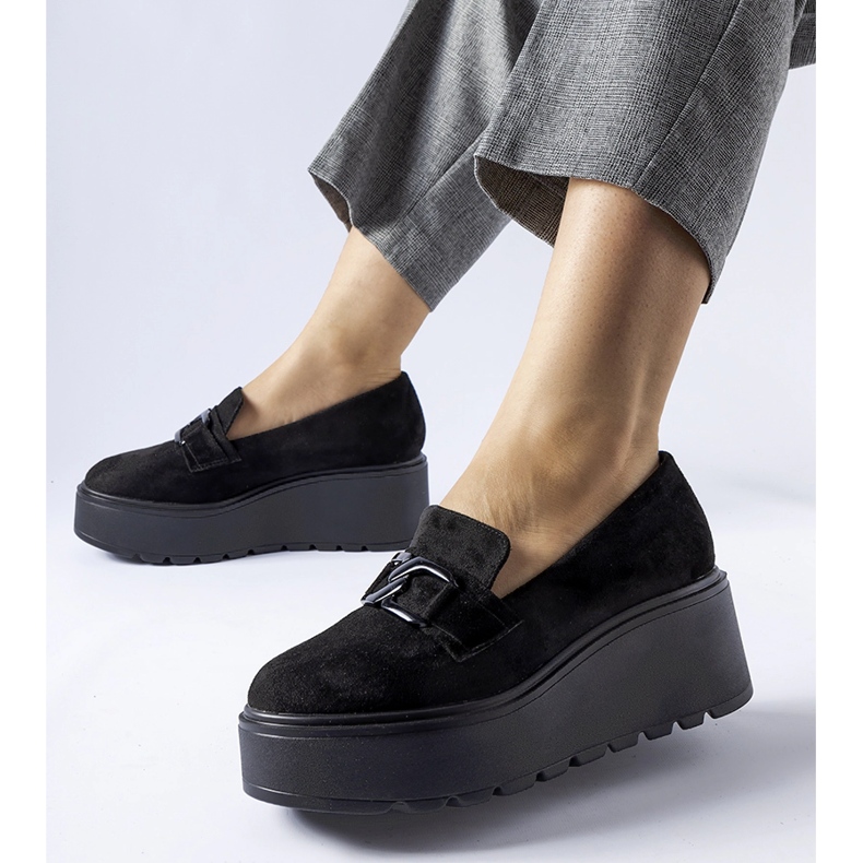 Mustat Medical alustan loaferit 1