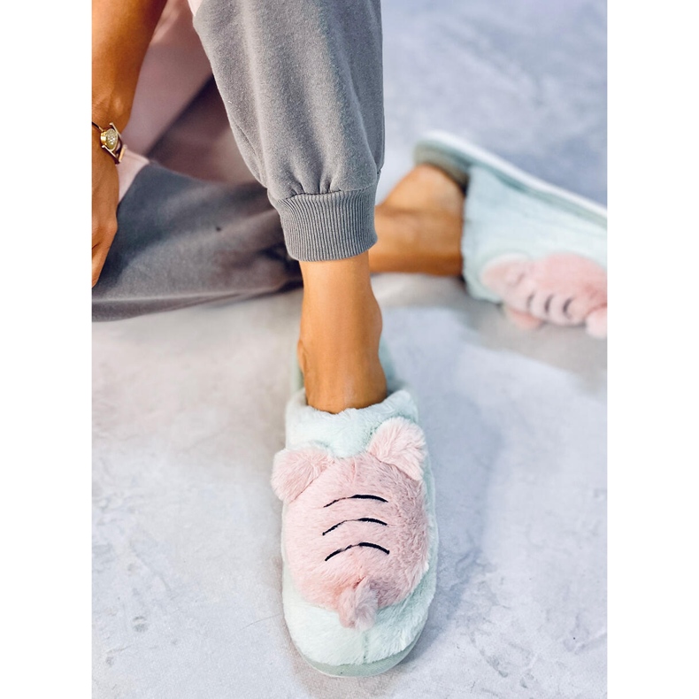 Naisten Pearl Mint -tossut vihreä 2