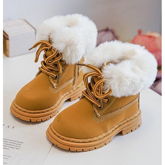 Lasten Trappers vetoketjulliset saappaat Camel Gerande -turkilla ruskea 1