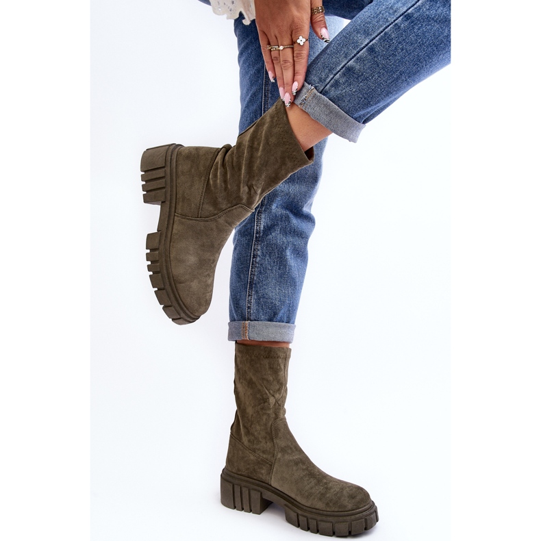 Vihreät Divella Workers -saappaat 2