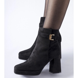 Mustat eristetty klassiset korkeakorkoiset Caio nilkkurit 1