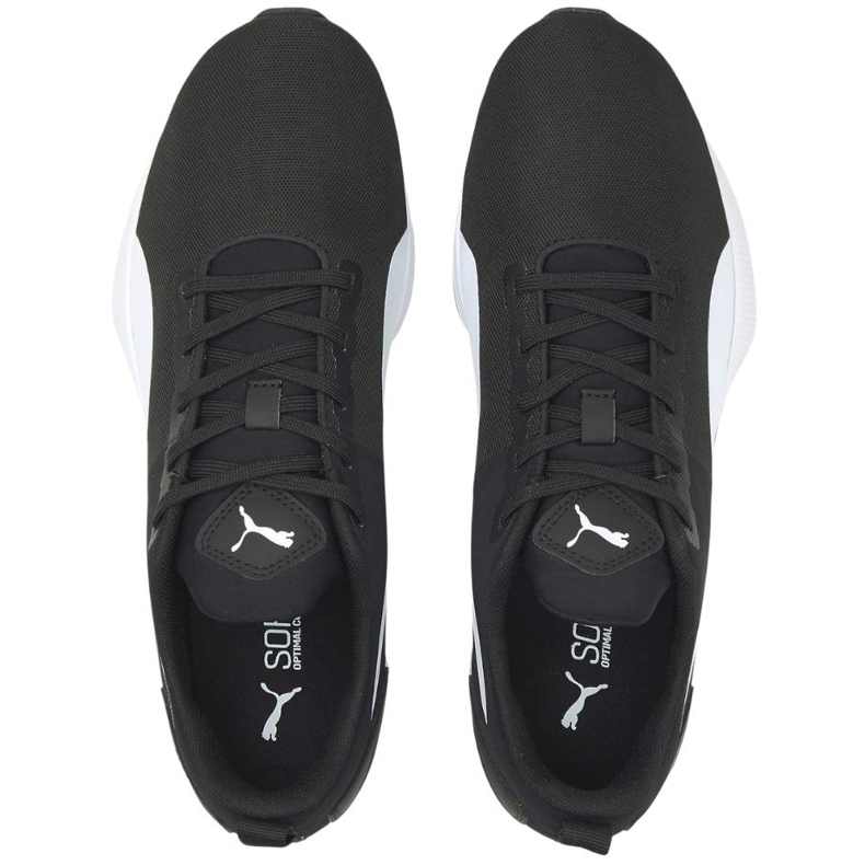 Puma Flyer Runner Mesh mustat 195343 01 kengät 1