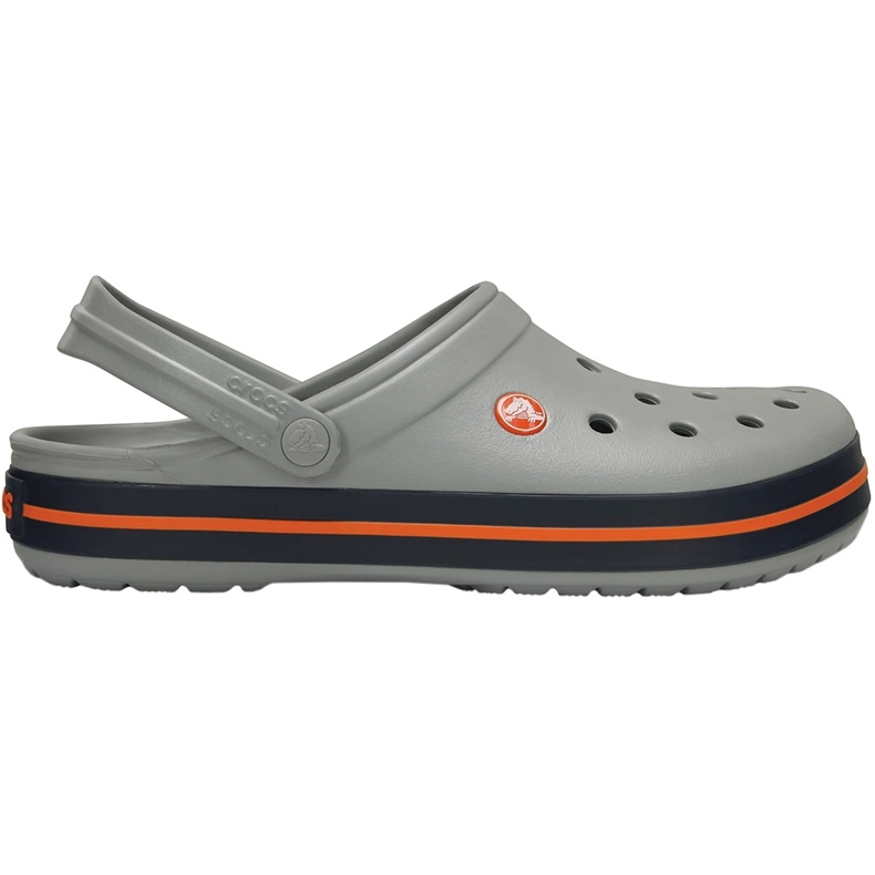 Crocs Crocband Clog miesten puukengät harmaat ja oranssit 11016 01U 1