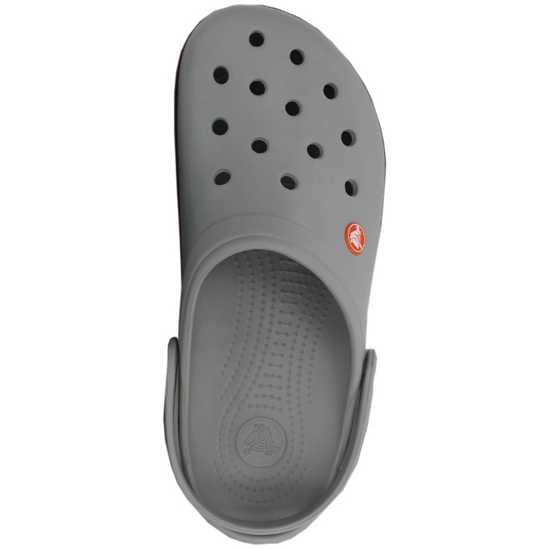 Crocs Crocband Clog miesten puukengät harmaat ja oranssit 11016 01U 2