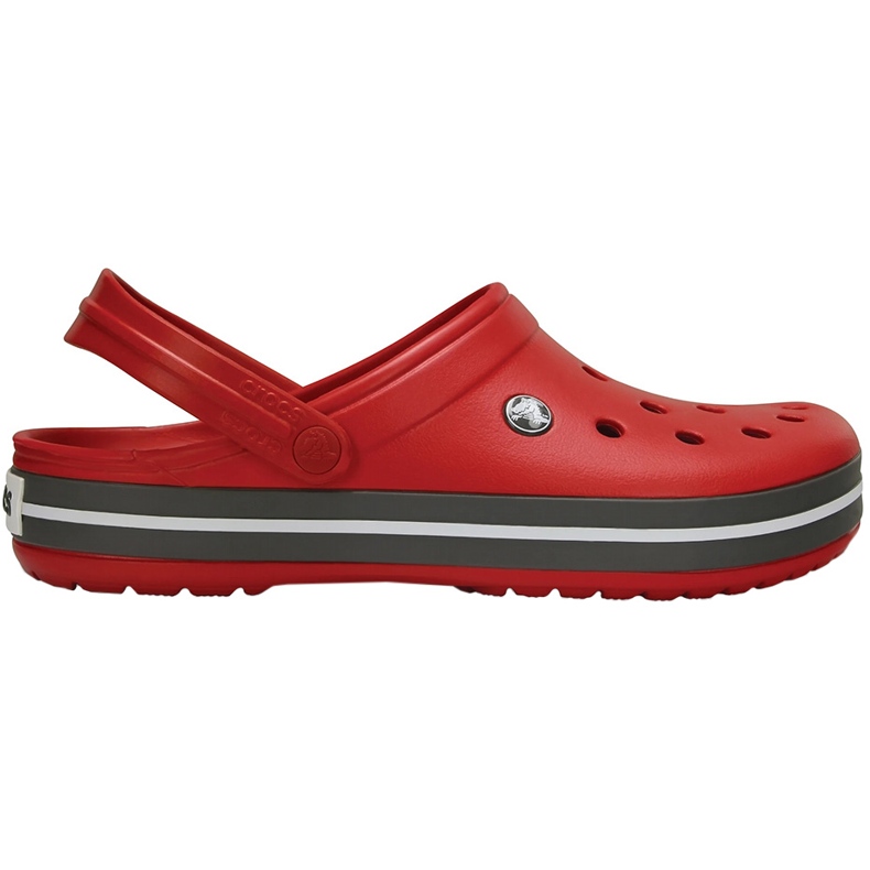 Crocs Crocband Clog puukengät punaharmaa 11016 6FI punainen 1