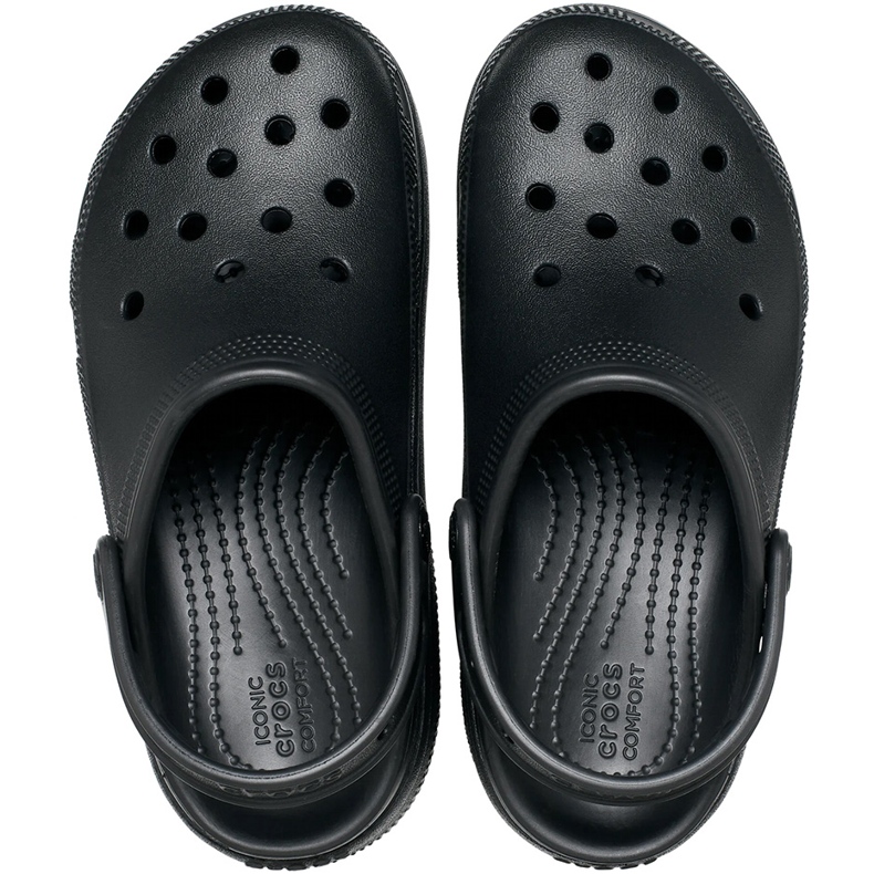 Crocs Cutie Clog Kids mustat puukengät 207708 001 2