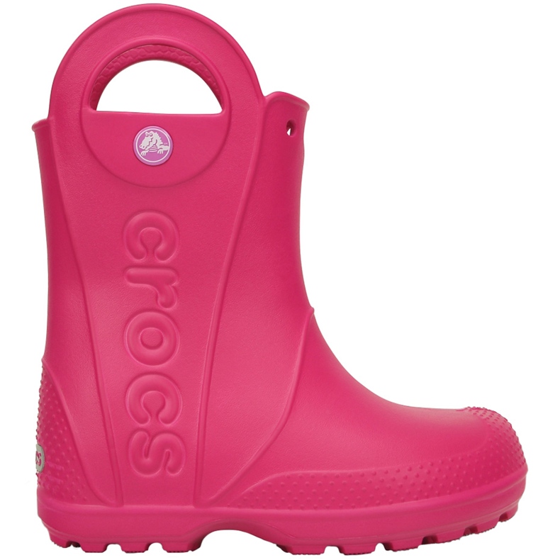 Lasten Wellington-saappaat Crocs pinkki 12803 6X0 vaaleanpunainen 1