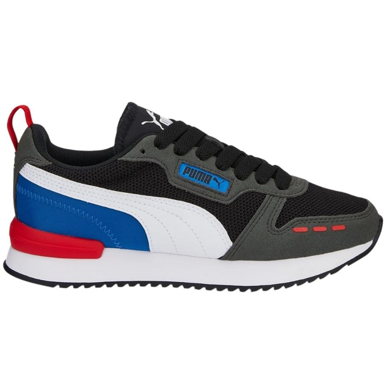 Puma R78 Jr lasten kengät musta-harmaa-sininen 373616 29 valkoinen 1