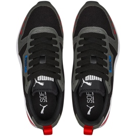 Puma R78 Jr lasten kengät musta-harmaa-sininen 373616 29 valkoinen 2