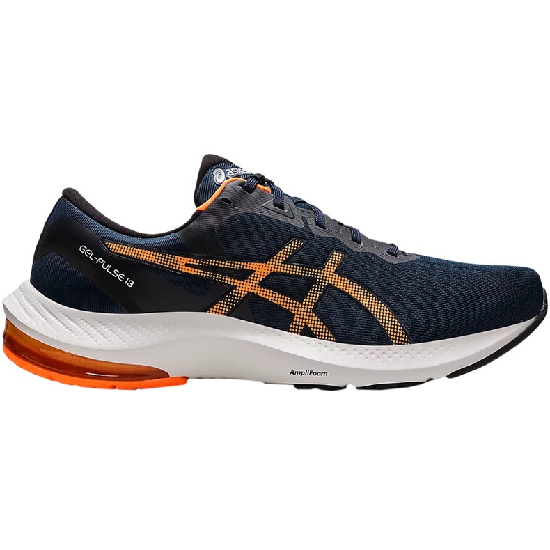 Asics Gel Pulse 13 miesten juoksukengät, tummansininen ja oranssi 1011B175 403 1