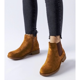 Fidenzion ruskeat eristetyt Chelsea-saappaat 1