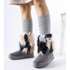 Corderon harmaat eristetyt lumisaappaat turkisella 1