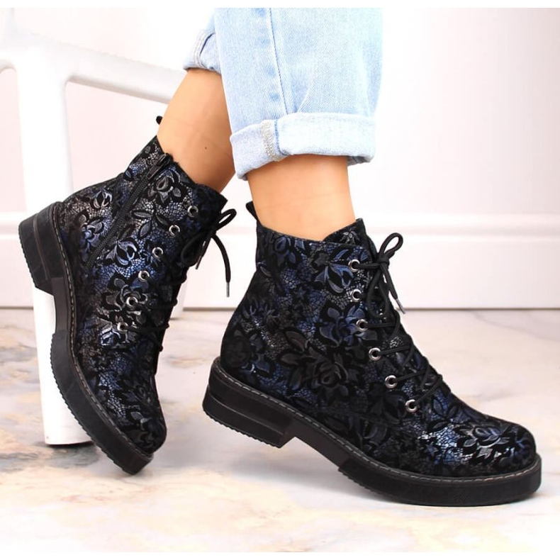 Mukavat eristetty nahkasaappaat Rieker W RKR637 monivärinen 1