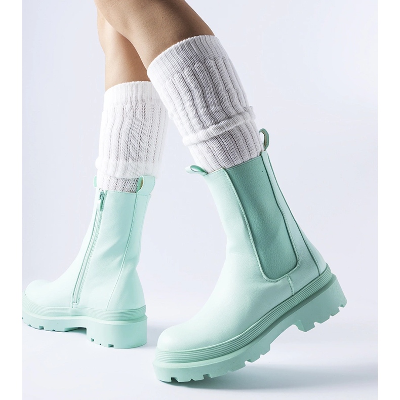 Vaaleanvihreät hieman eristetyt Bethesda-nilkkurit 1