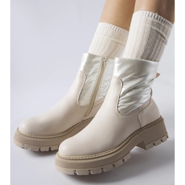 Garrettin beigenväriset nilkkurit, joissa koristeellinen päällinen 1