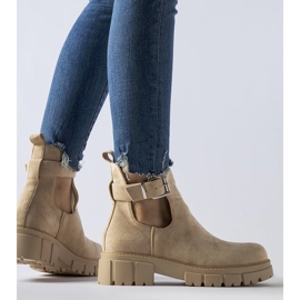 Beiget nilkkurit koristeellisella Sarrazin-soljella 1