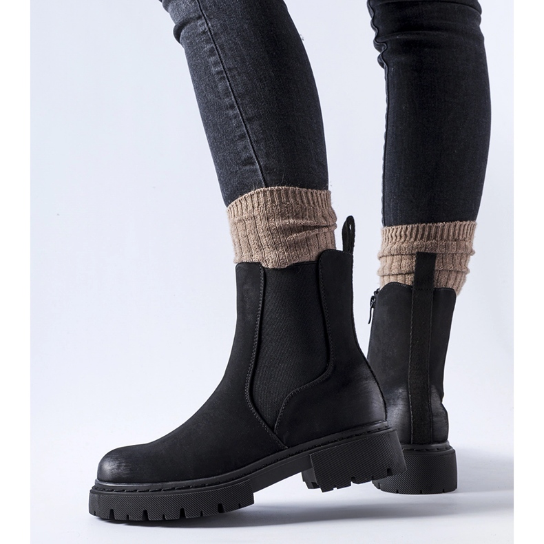 Piedalue mustat eristetty matta nilkkurit 1