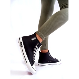 Klassiset korkeaeristetyt tennarit Big Star KK274598 musta 3