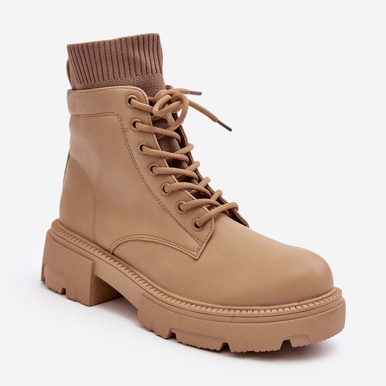 Naisten saappaat ja sukat Beige Rivella 2