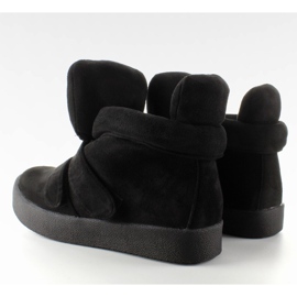 GF-jx29 Mustat mokkanahkaiset tennarit 1