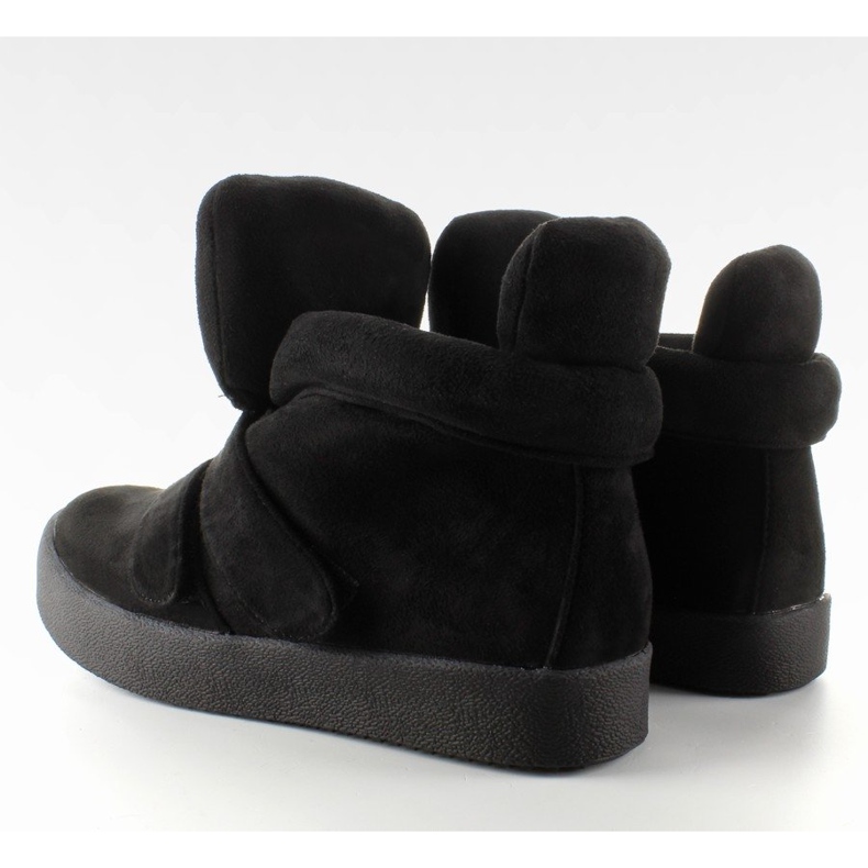 GF-jx29 Mustat mokkanahkaiset tennarit 1