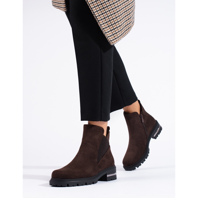 W. Potocki Ruskeat Chelsea-saappaat naisille Potocki 1