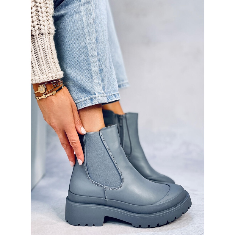 Carey LT.BLUE Jodhpur-saappaat sininen 2