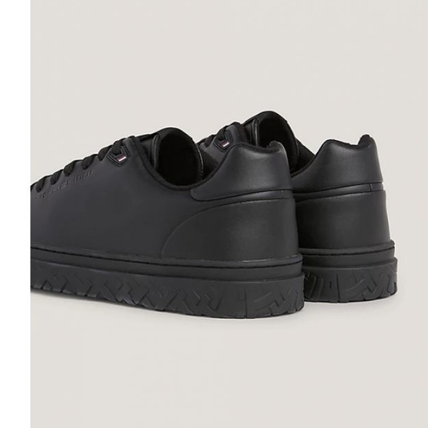 Tommy Hilfiger Court Thick Cupsole Nahkaiset M-kengät FM0FM048300GQ musta 1