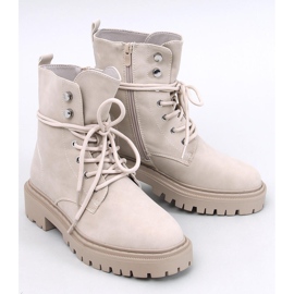 Simmo Beige nauhalliset nilkkurit suojalla 1