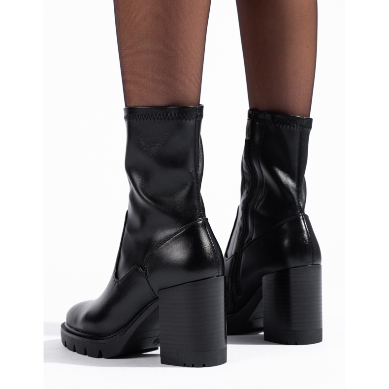 W. Potocki Potockin tyylikkäät mustat naisten nilkkurit 1