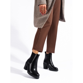 Klassiset mustat Shelovet-nilkkurit 1