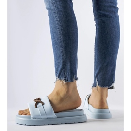 Frédérique siniset varvastossut sininen 2