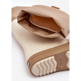 Lemigo Wave Gokids 983 lasten Wellington-saappaat kauluksella, beige 1