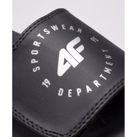 Naisten urheiluvarvastossut 4F 4FJSS23FFLIM080-21S musta 2