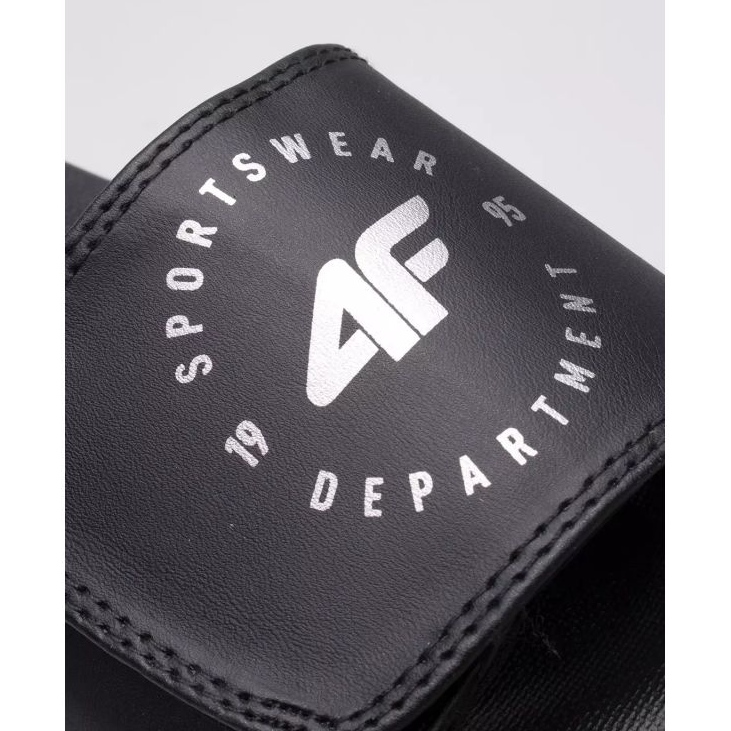 Naisten urheiluvarvastossut 4F 4FJSS23FFLIM080-21S musta 2