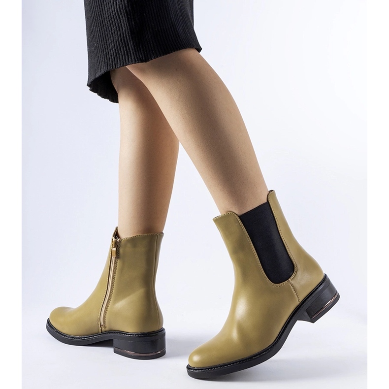 Klassiset Bagnoron nilkkurit oliivinväriset vihreä 1