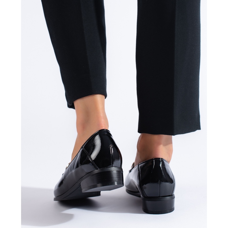 W. Potocki Naisten mustat kiiltosengät Potocki 1