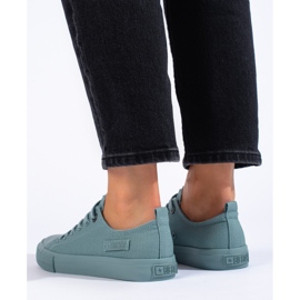 Naisten tummanvihreät tennarit Big Star LL274019 1