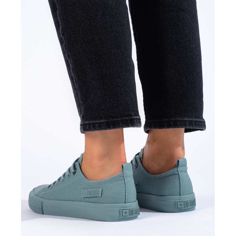 Naisten tummanvihreät tennarit Big Star LL274019 1