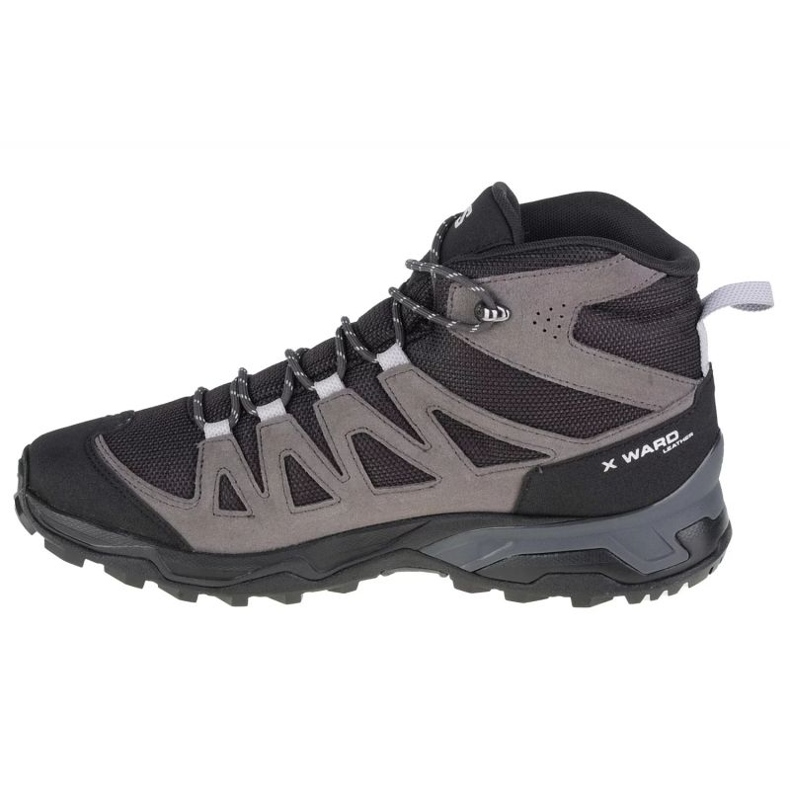 Salomon X Ward nahkaiset Mid Gtx M 471817 -kengät harmaa 1